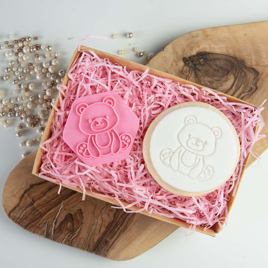 Bear Woodland Cookie Stamp