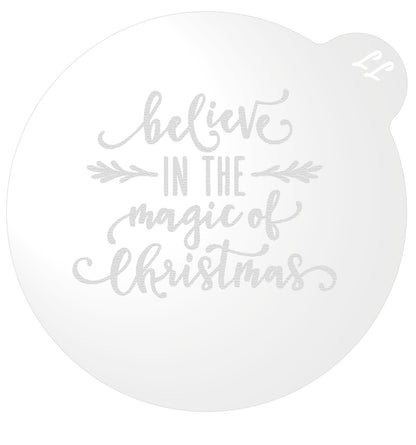 Believe in the Magic of Christmas Cookie Embosser