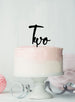 Number Two Birthday Cake Topper Eden Font Style in Premium 3mm Acrylic or Birch Wood