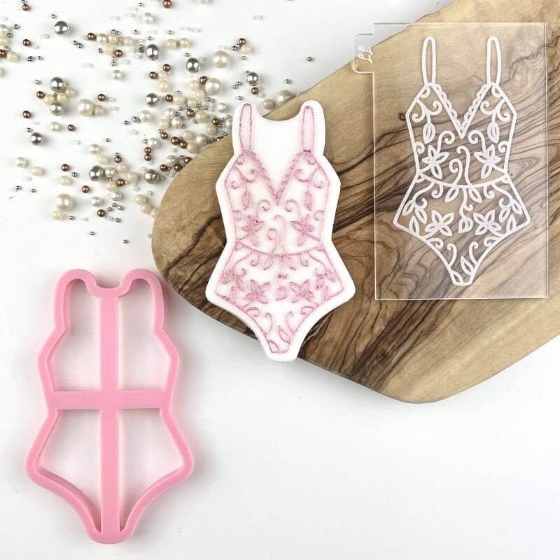 Bodysuit Hen Party Cookie Cutter and Embosser