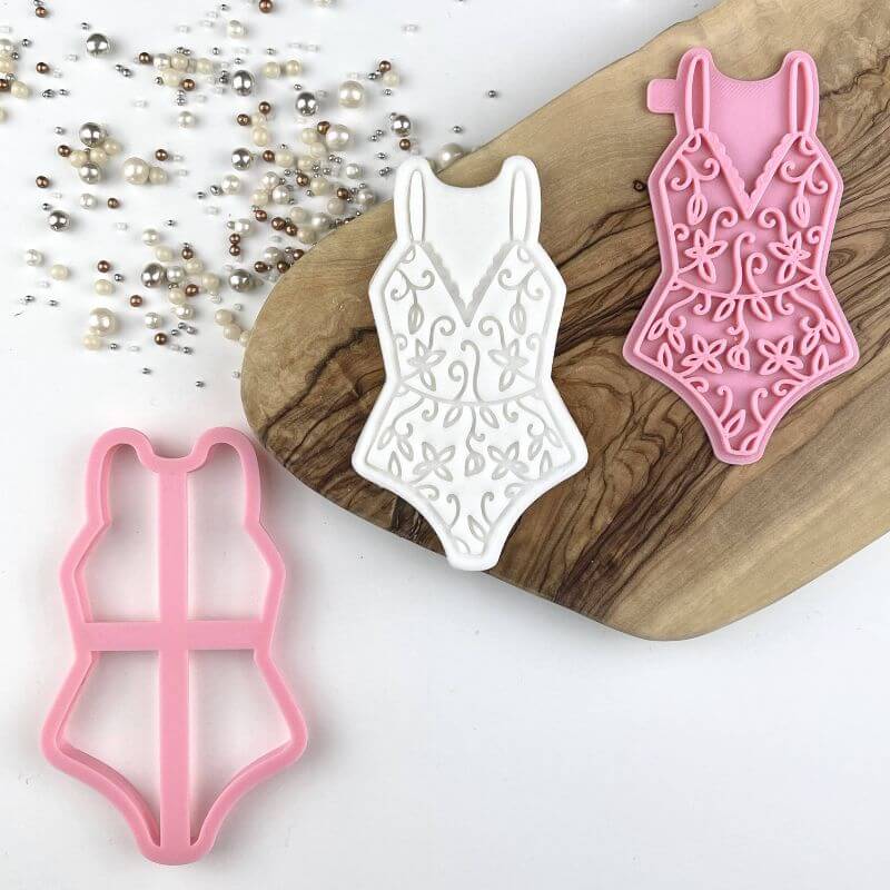 Bodysuit Hen Party Cookie Cutter and Stamp