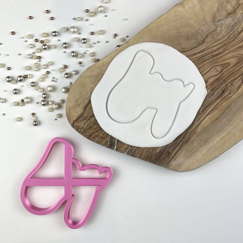Boy in Florence Font Baby Shower Cookie Cutter