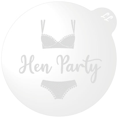 Bra and Knickers Hen Party Cookie Embosser
