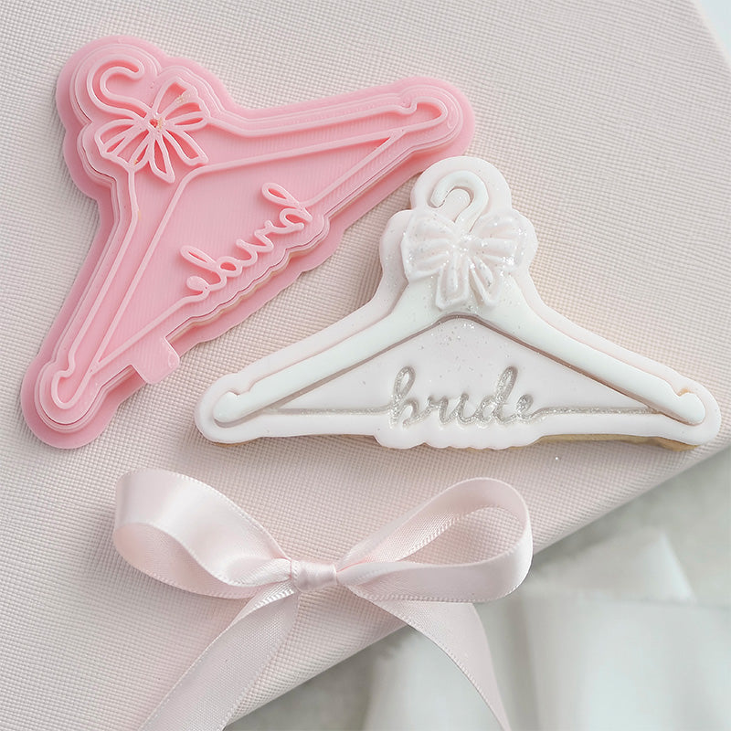 Bridal Hanger Wedding Cookie Cutter and Stamp by Catherine Marie Cake