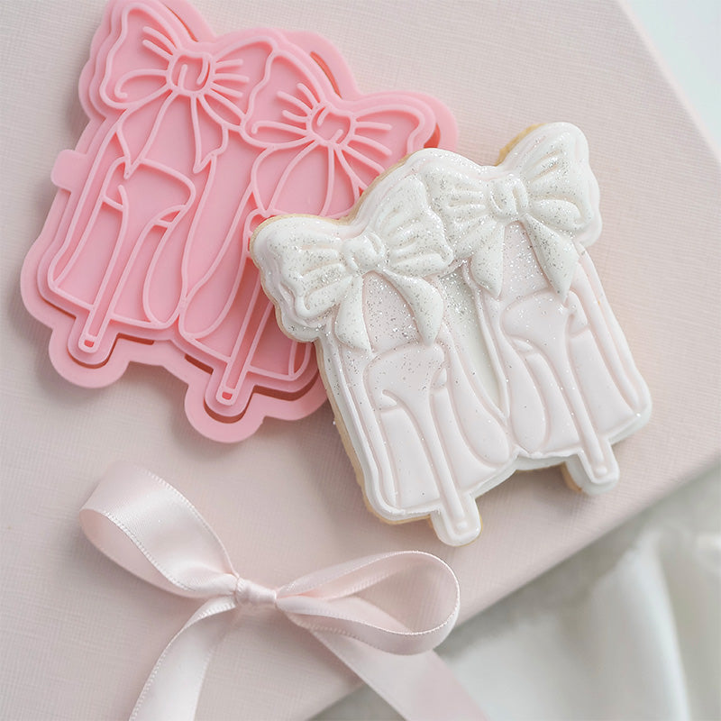 Bridal Heels Wedding Cookie Cutter and Stamp by Catherine Marie Cake