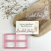 Bridal Party AlphaBakes Cookie Cutter and Embosser