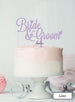 Bride and Groom Wedding Cake Topper  Premium 3mm Acrylic Lilac