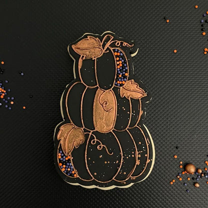 Pumpkin Tower Halloween Cookie Cutter and Embosser