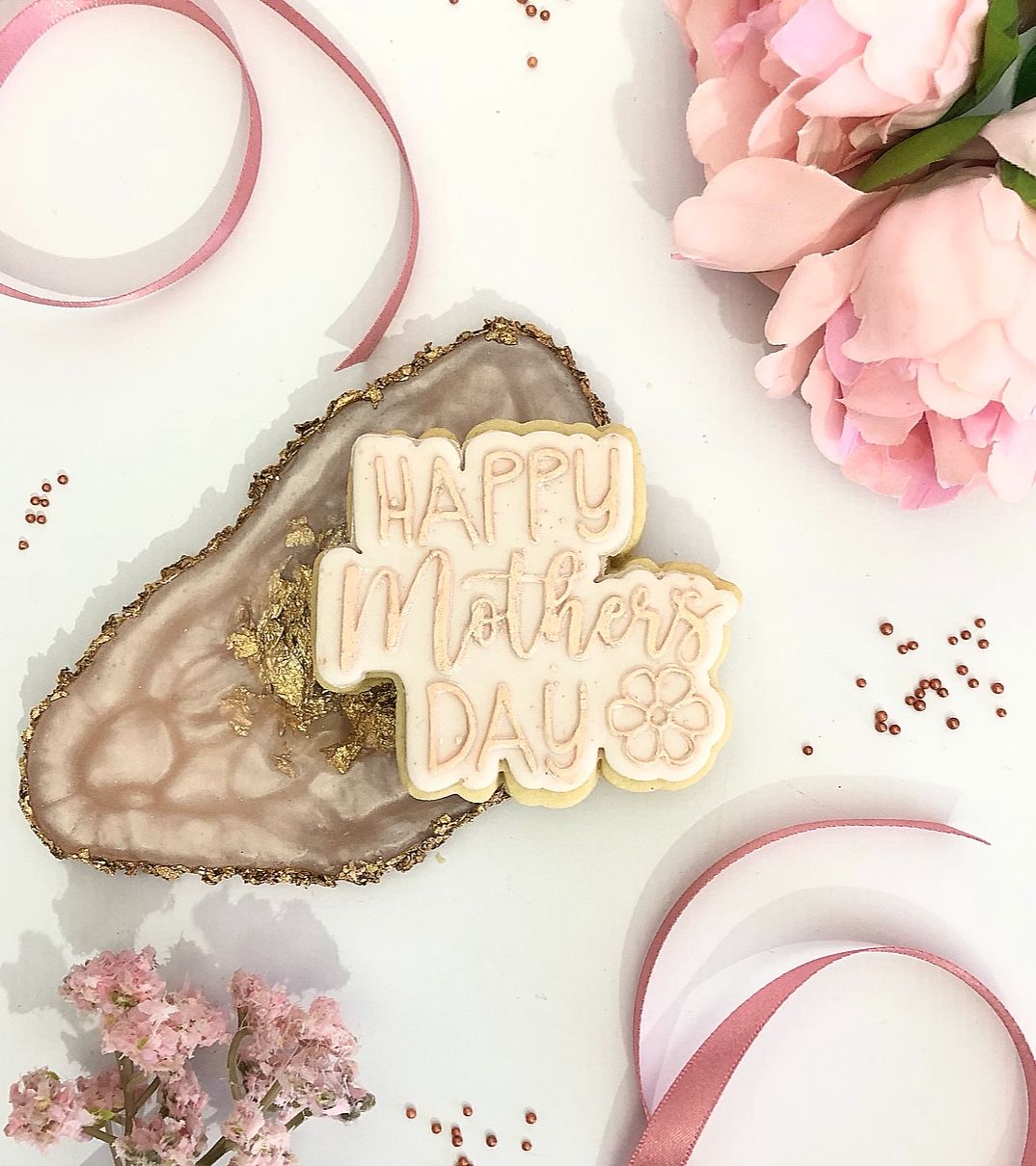 Happy Mother's Day Style 2 Cookie Cutter and Embosser