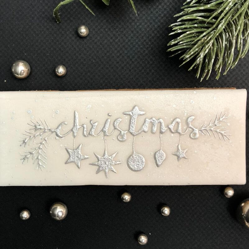 Christmas with Baubles Cookie Cutter and Embosser