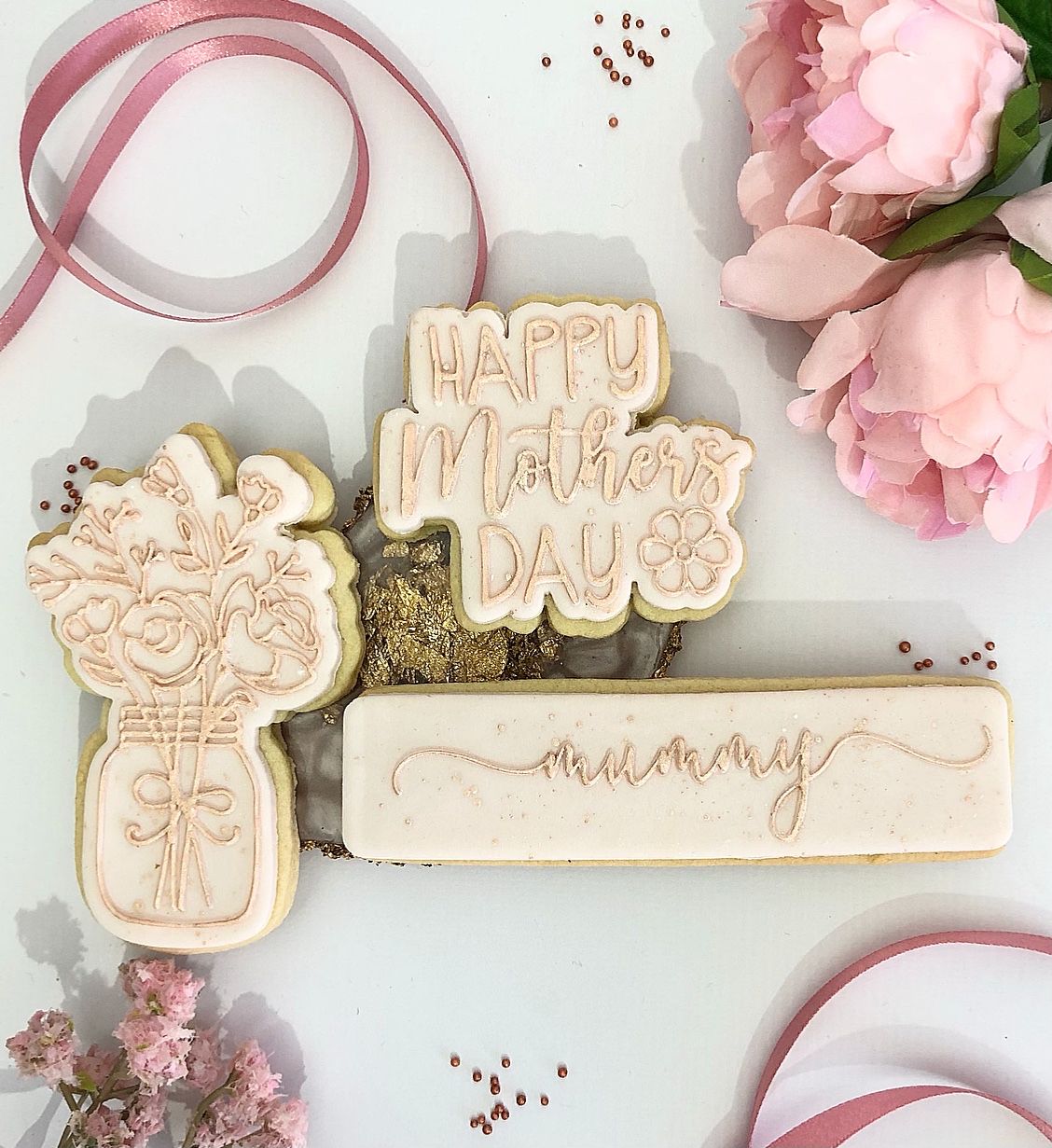 Happy Mother's Day Style 2 Cookie Cutter and Embosser