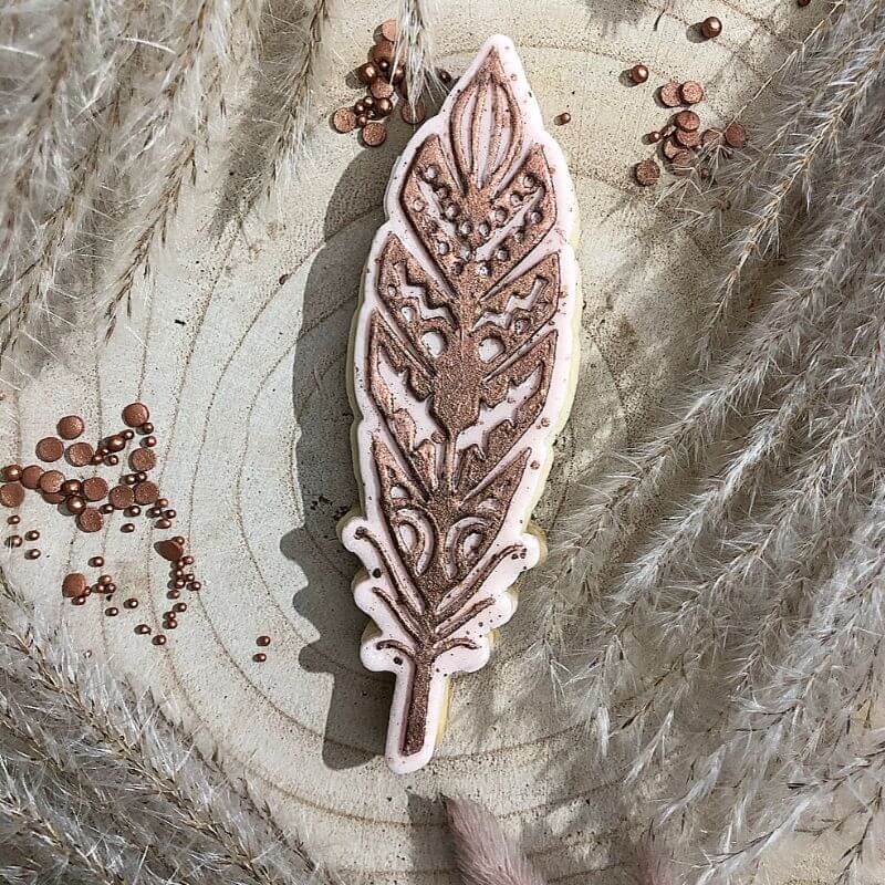 Feather Wild One Baby Shower Cookie Cutter