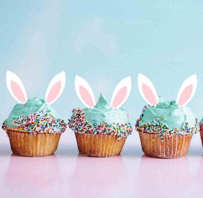 Easter Cake Kit, Cupcake Toppers and Cakesicle Sticks Mixed Bundle