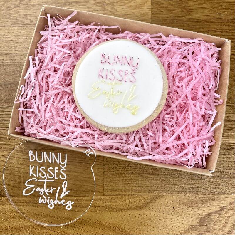 Bunny Kisses & Easter Wishes Cookie Embosser