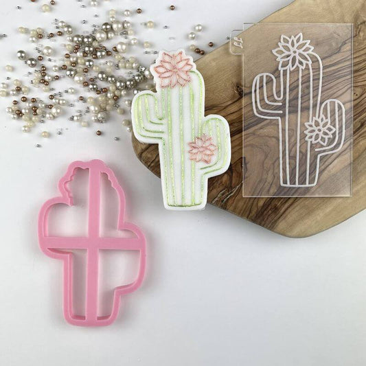 Cactus Fiesta Cookie Cutter and Embosser