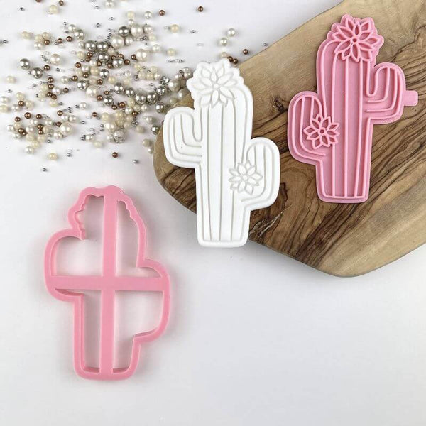 Cactus Fiesta Cookie Cutter and Stamp