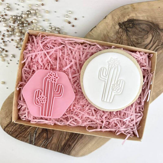 Cactus Fiesta Cookie Stamp