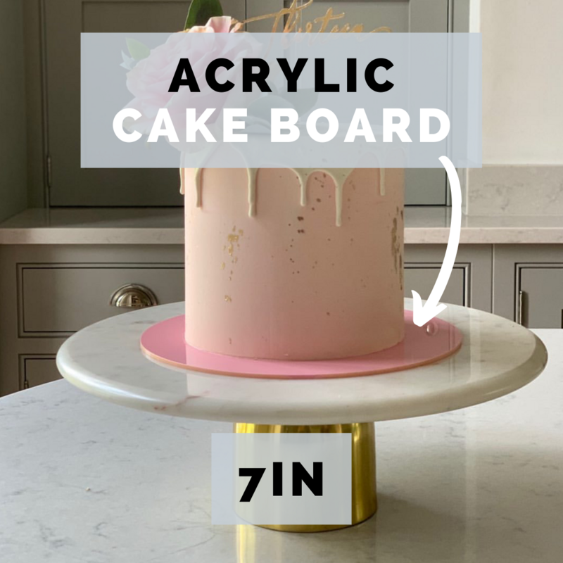 7 Inch Cake Board 3mm Acrylic