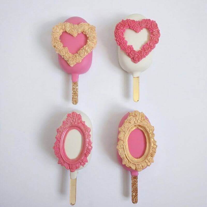 Mini Cakesicle Acrylic Lollipop Sticks- Pack of 6 or 12