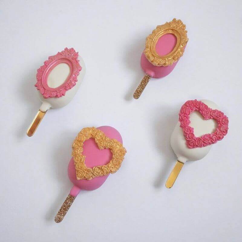 Raspberry Acrylic Cakesicle Lollipop Sticks, Cakesicle Sticks, Acrylic  Cakesicle Sticks, Reusable Cake Pop Sticks, Acrylic Popsicle Sticks