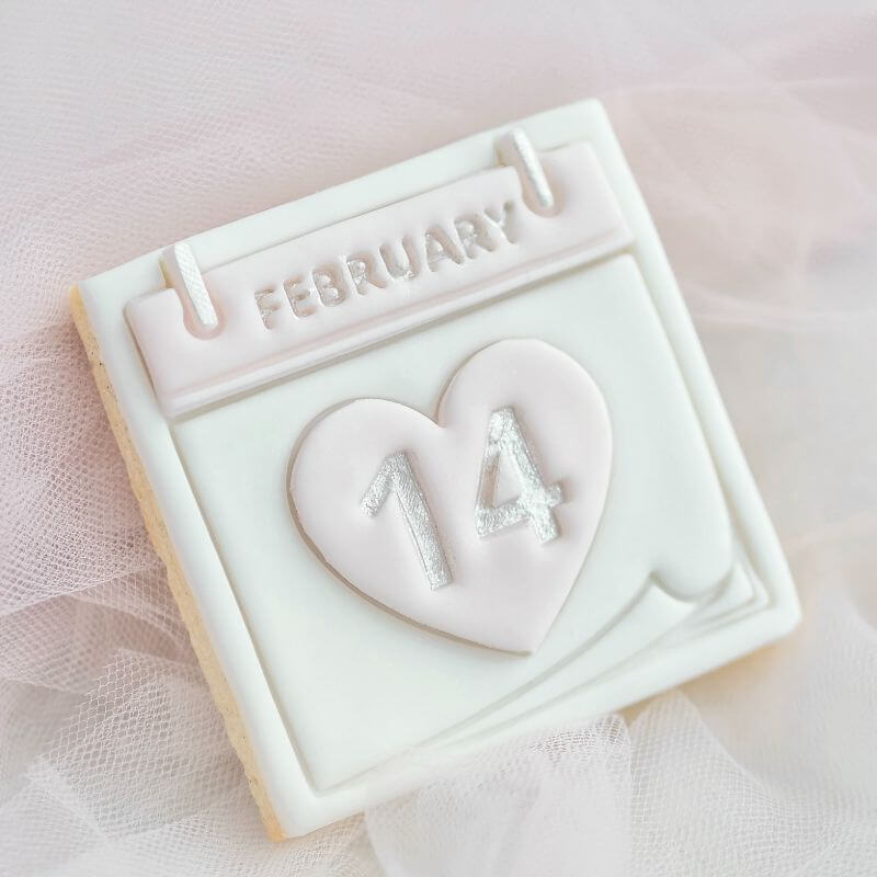 Valentine's Day Cookie Stamp and Cutter