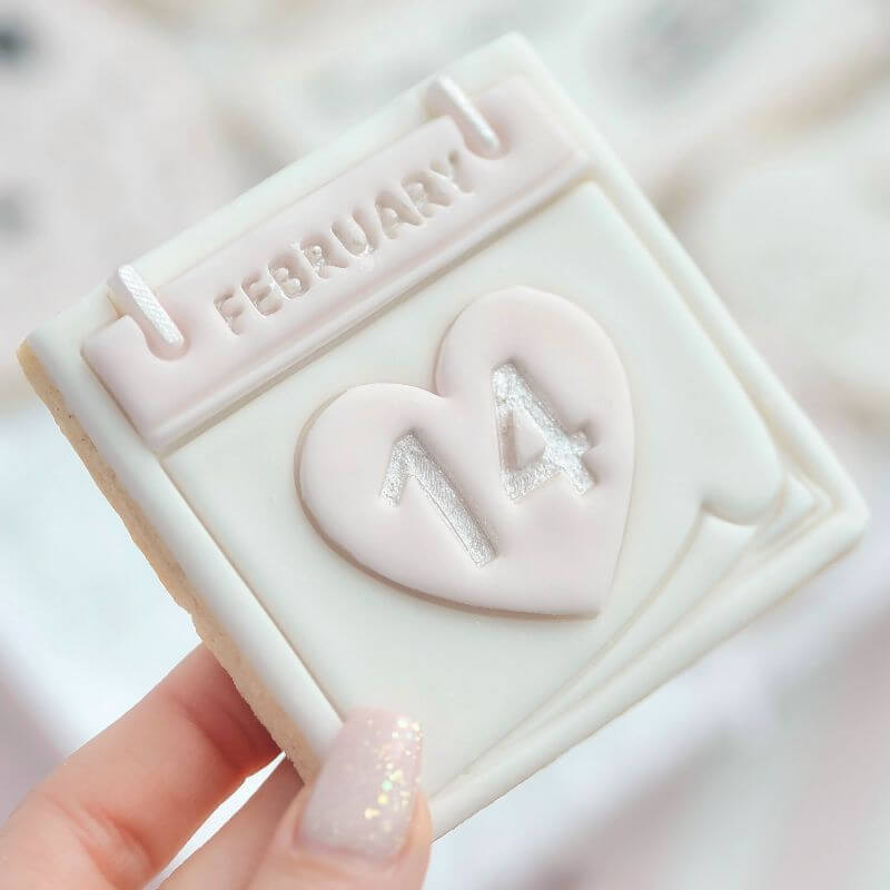 Valentine's Day Cookie Stamp and Cutter