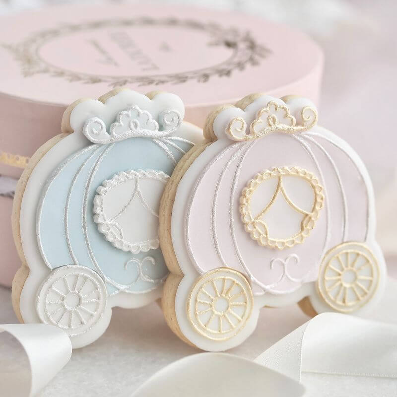 Princess Carriage Cookie Cutter and Embosser by Catherine Marie Bakes