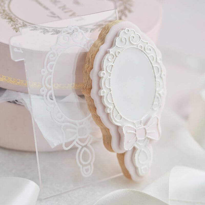 Princess Mirror Cookie Cutter and Embosser by Catherine Marie Bakes