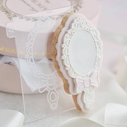 Princess Mirror Cookie Cutter and Embosser by Catherine Marie Bakes