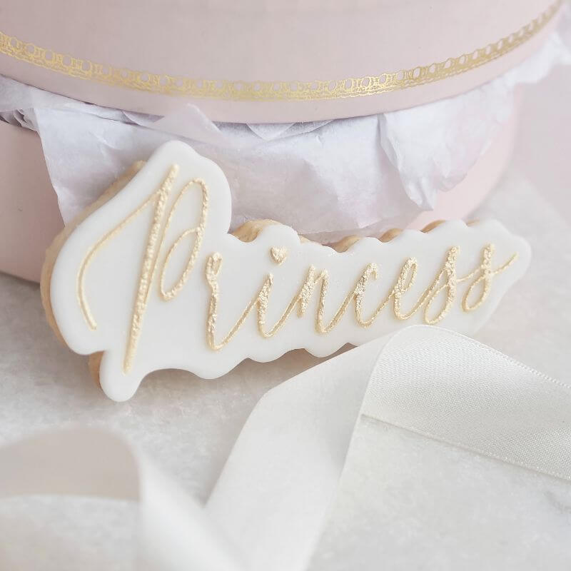 Princess with Heart Cookie Cutter and Embosser by Catherine Marie Bakes