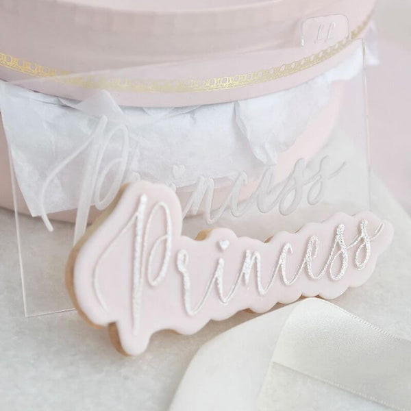 Princess with Heart Cookie Cutter and Embosser by Catherine Marie Bakes