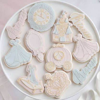 Princess Dress Cookie Cutter and Embosser by Catherine Marie Bakes