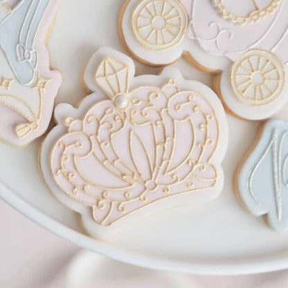Princess Crown Cookie Cutter and Embosser by Catherine Marie Bakes