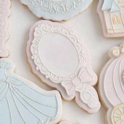 Princess Mirror Cookie Cutter and Embosser by Catherine Marie Bakes