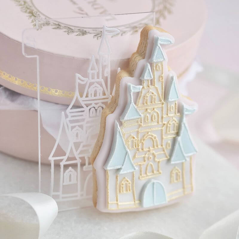 Princess Castle Cookie Cutter and Embosser by Catherine Marie Bakes