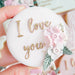 I Love You Style 2 Mother's Day Cookie Embosser