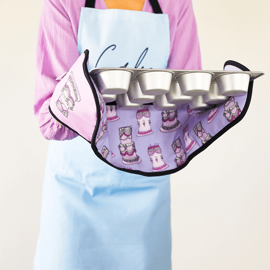 Chell's Lambeth 100% Organic Cotton Oven Gloves