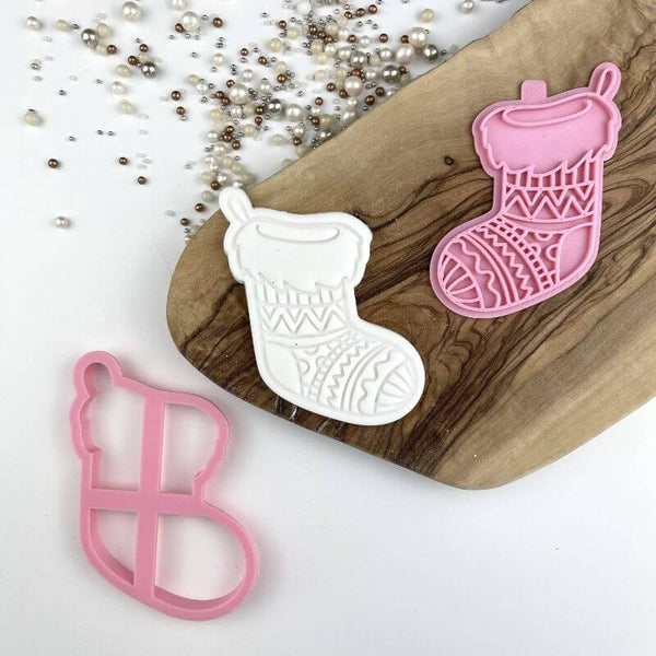 Christmas Stocking Cookie Cutter and Stamp