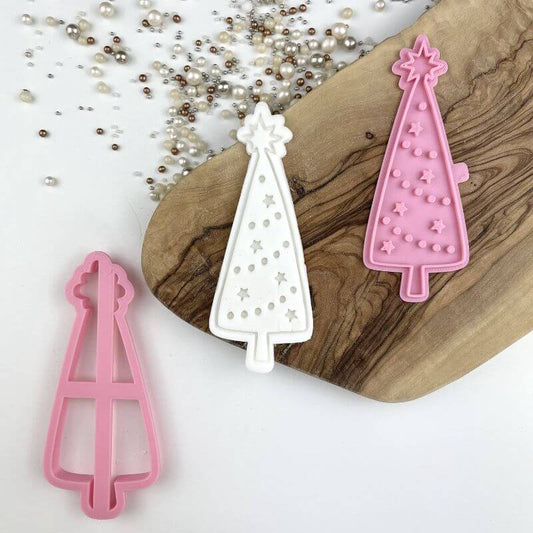 Christmas Tree Cookie Cutter and Stamp