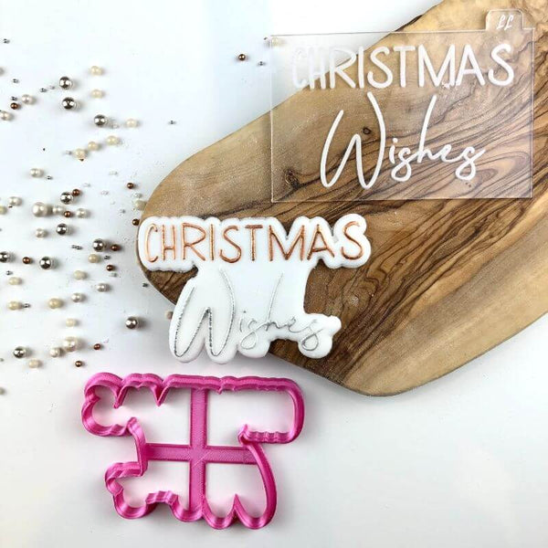 Christmas Wishes Cookie Cutter and Embosser