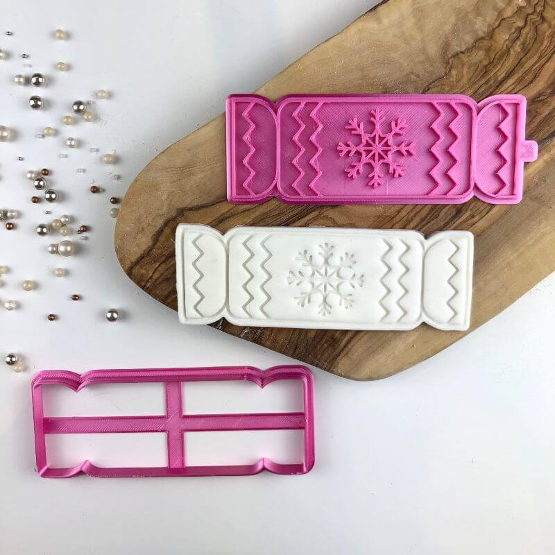 Christmas Cracker Cookie Cutter and Stamp