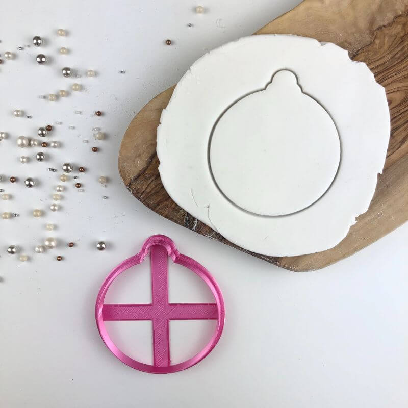 Circle Bauble with Snowflakes Cookie Cutter