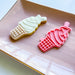 Classic Ice Cream Cone Cookie Stamp by Luvelia Louise