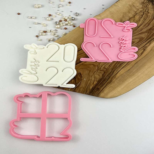 Class of 2022 Graduation Cookie Cutter and Stamp