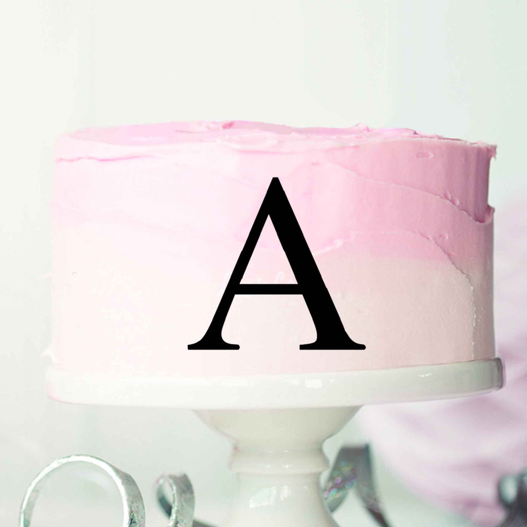 Letter A Cake Motif 