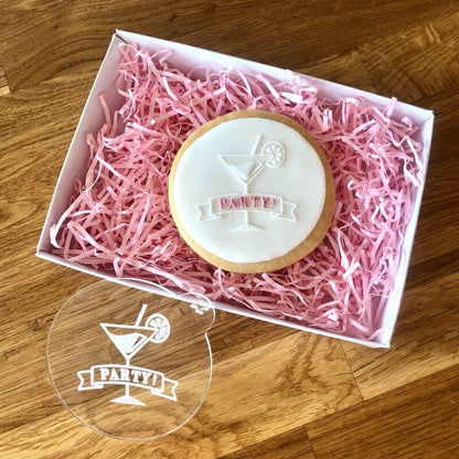 Cocktail Party Cookie Embosser