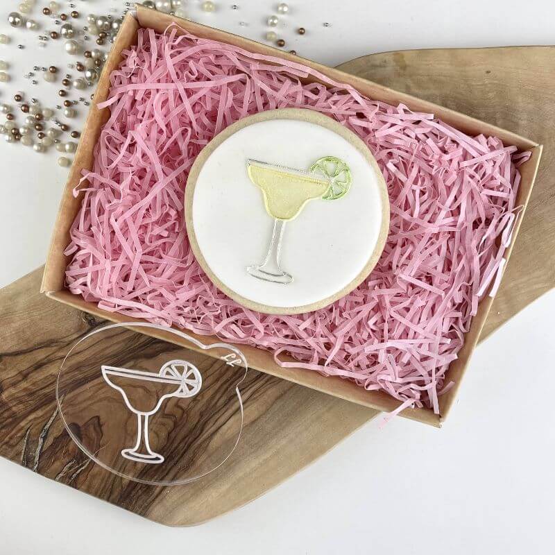 Cocktail Glass Fiesta Cookie Embosser
