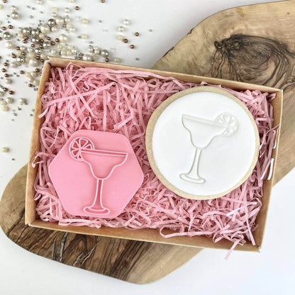 Cocktail Glass Fiesta Cookie Stamp