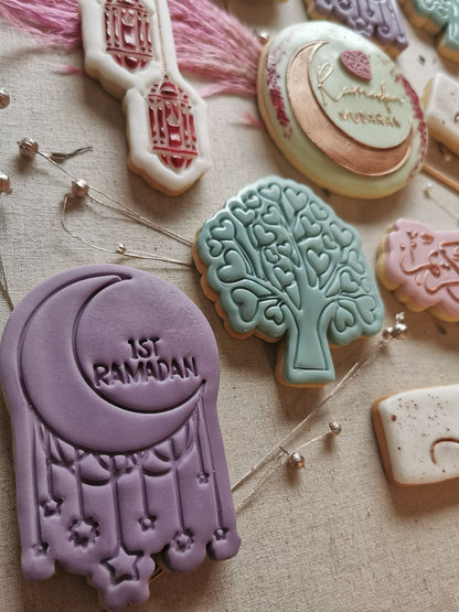 Family Tree with Hearts Ramadan Cookie Cutter and Stamp