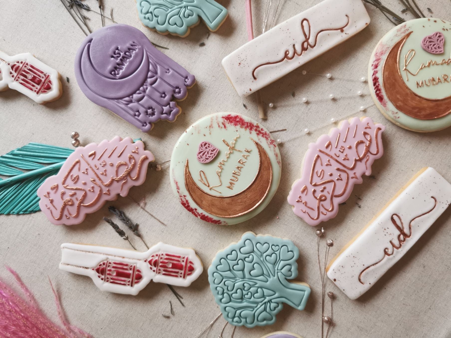 1st Ramadan with Moon Cookie Cutter and Stamp